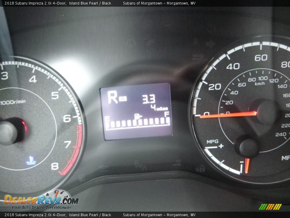 2018 Subaru Impreza 2.0i 4-Door Island Blue Pearl / Black Photo #18