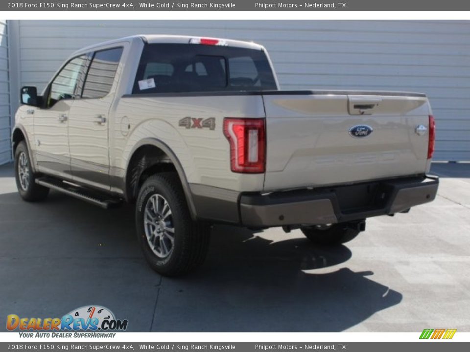 2018 Ford F150 King Ranch SuperCrew 4x4 White Gold / King Ranch Kingsville Photo #6