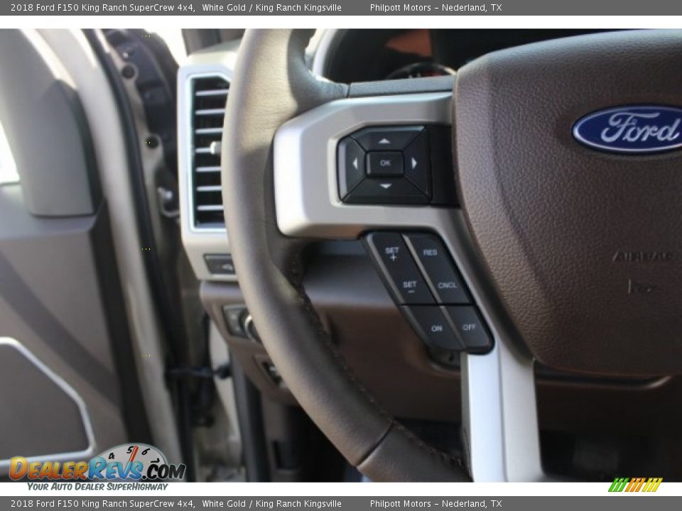 2018 Ford F150 King Ranch SuperCrew 4x4 White Gold / King Ranch Kingsville Photo #21
