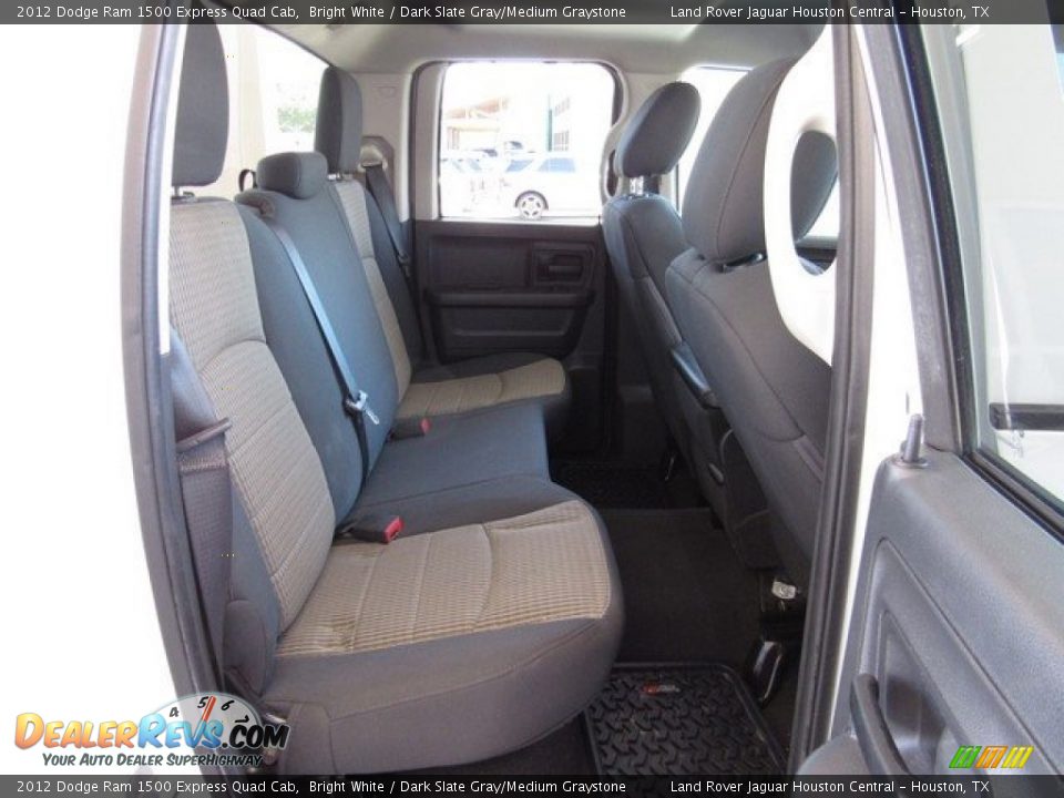 2012 Dodge Ram 1500 Express Quad Cab Bright White / Dark Slate Gray/Medium Graystone Photo #18