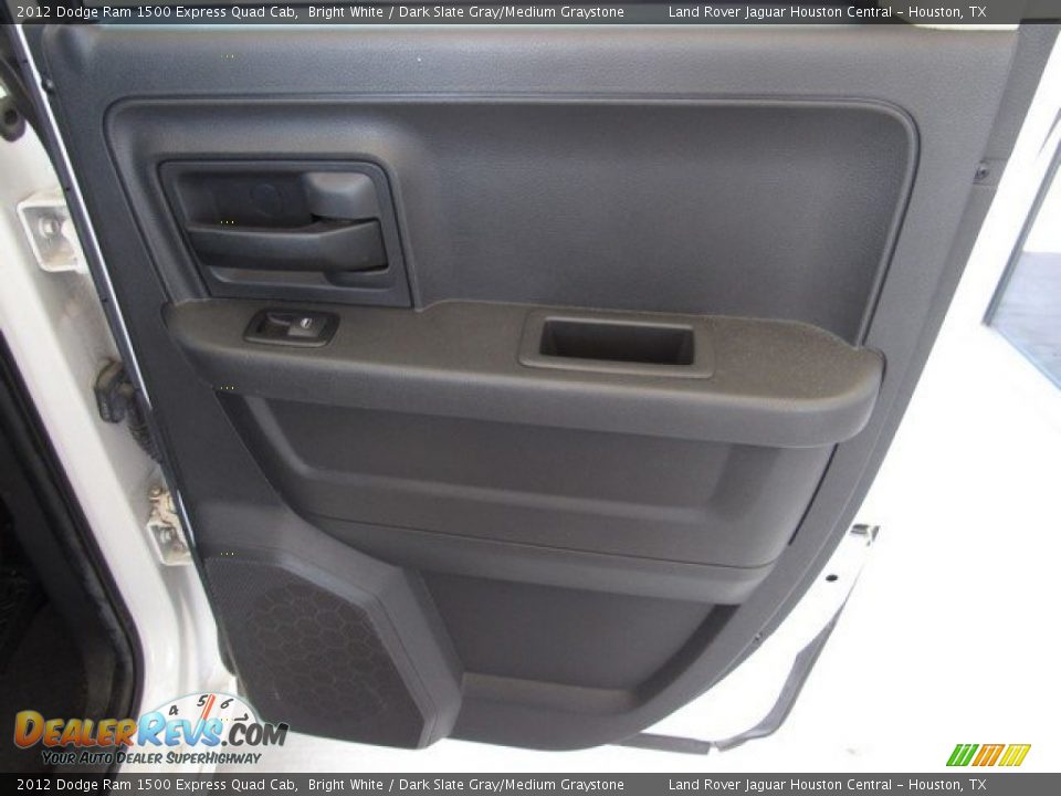 2012 Dodge Ram 1500 Express Quad Cab Bright White / Dark Slate Gray/Medium Graystone Photo #22