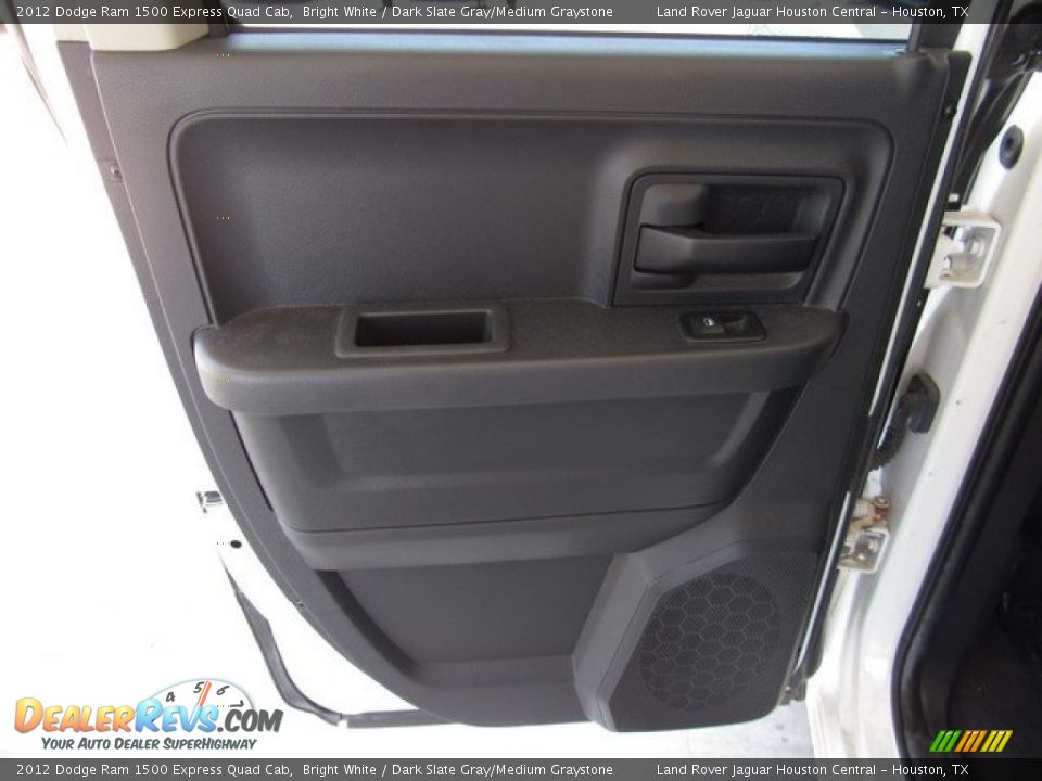 2012 Dodge Ram 1500 Express Quad Cab Bright White / Dark Slate Gray/Medium Graystone Photo #23