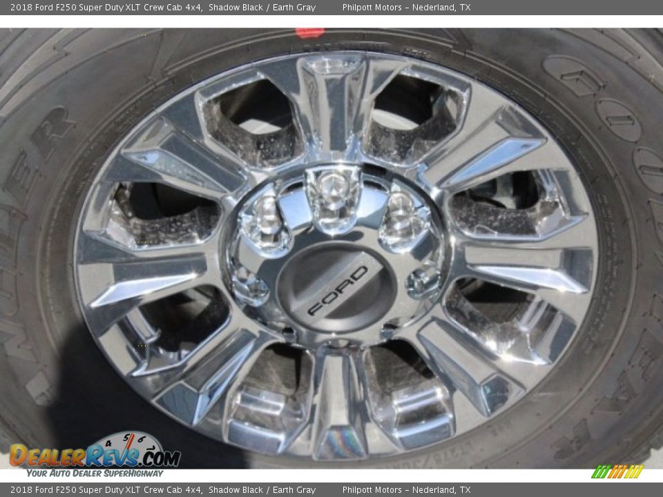 2018 Ford F250 Super Duty XLT Crew Cab 4x4 Shadow Black / Earth Gray Photo #6
