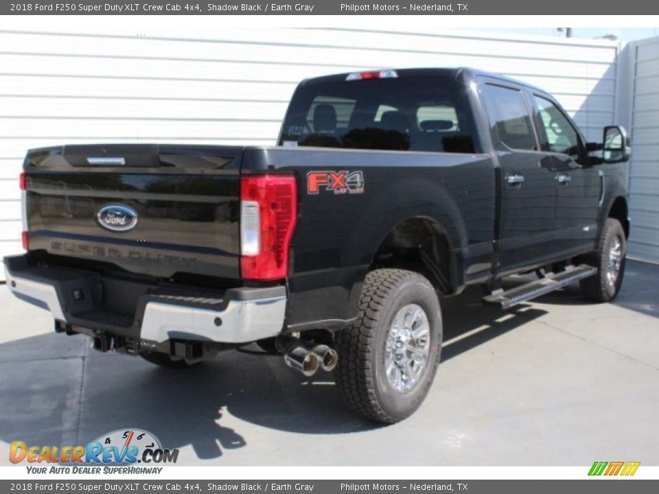 2018 Ford F250 Super Duty XLT Crew Cab 4x4 Shadow Black / Earth Gray Photo #9