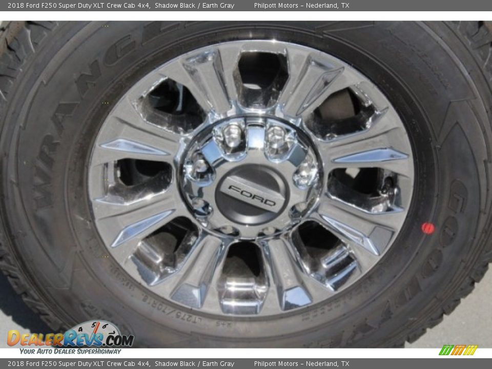 2018 Ford F250 Super Duty XLT Crew Cab 4x4 Shadow Black / Earth Gray Photo #10