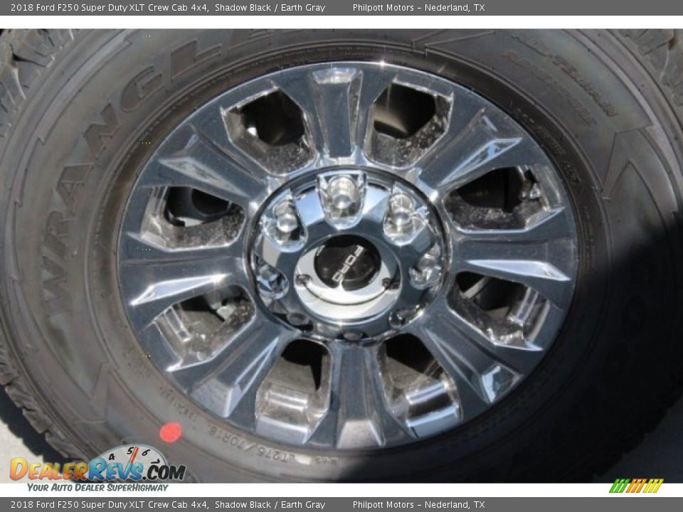2018 Ford F250 Super Duty XLT Crew Cab 4x4 Shadow Black / Earth Gray Photo #11
