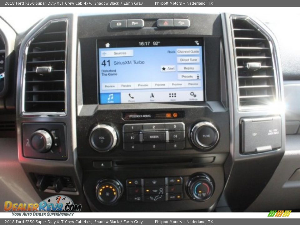 2018 Ford F250 Super Duty XLT Crew Cab 4x4 Shadow Black / Earth Gray Photo #18