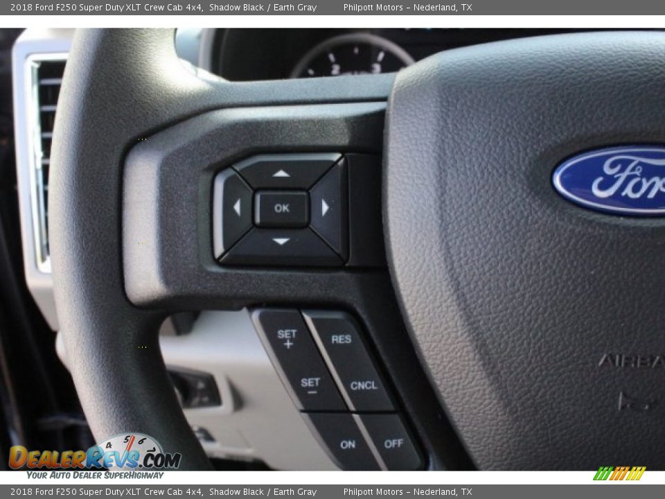 2018 Ford F250 Super Duty XLT Crew Cab 4x4 Shadow Black / Earth Gray Photo #20