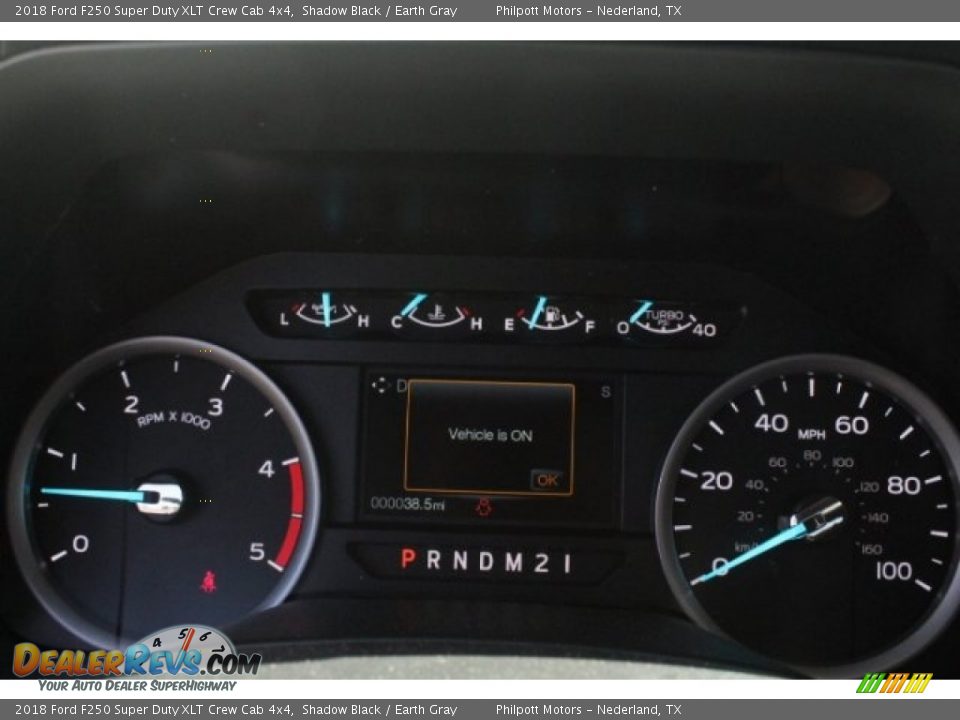 2018 Ford F250 Super Duty XLT Crew Cab 4x4 Shadow Black / Earth Gray Photo #22