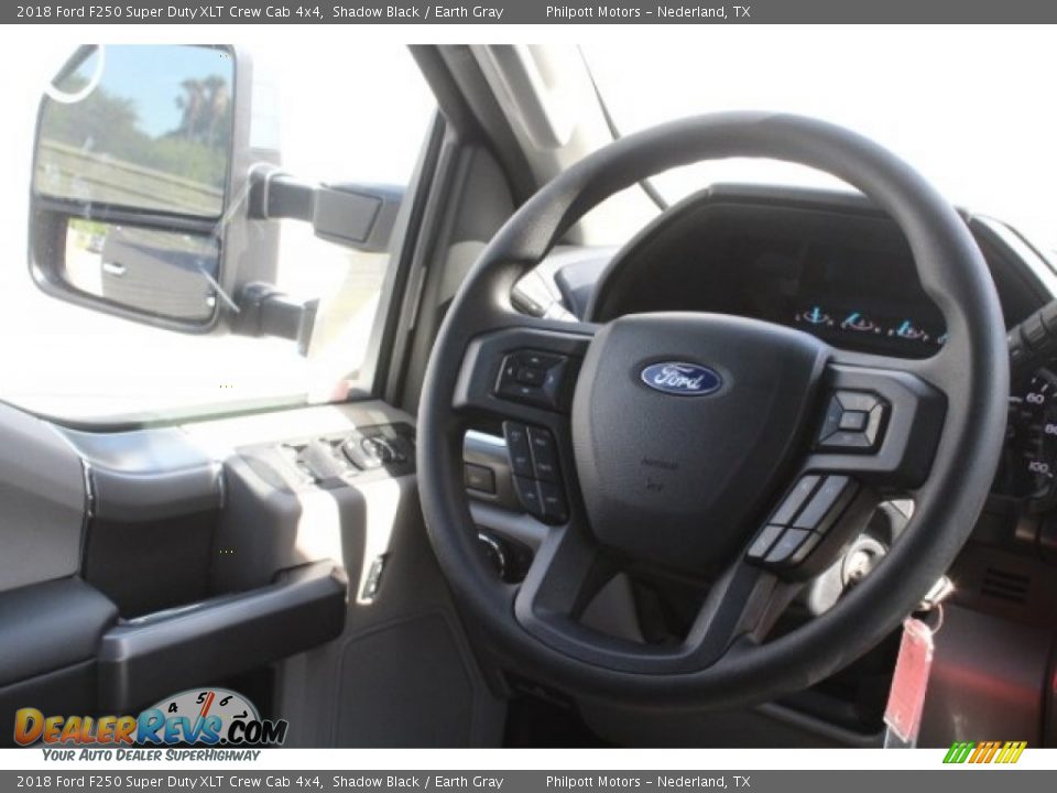 2018 Ford F250 Super Duty XLT Crew Cab 4x4 Shadow Black / Earth Gray Photo #27