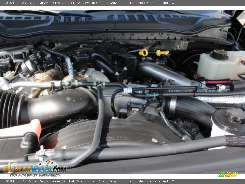 2018 Ford F250 Super Duty XLT Crew Cab 4x4 Shadow Black / Earth Gray Photo #34