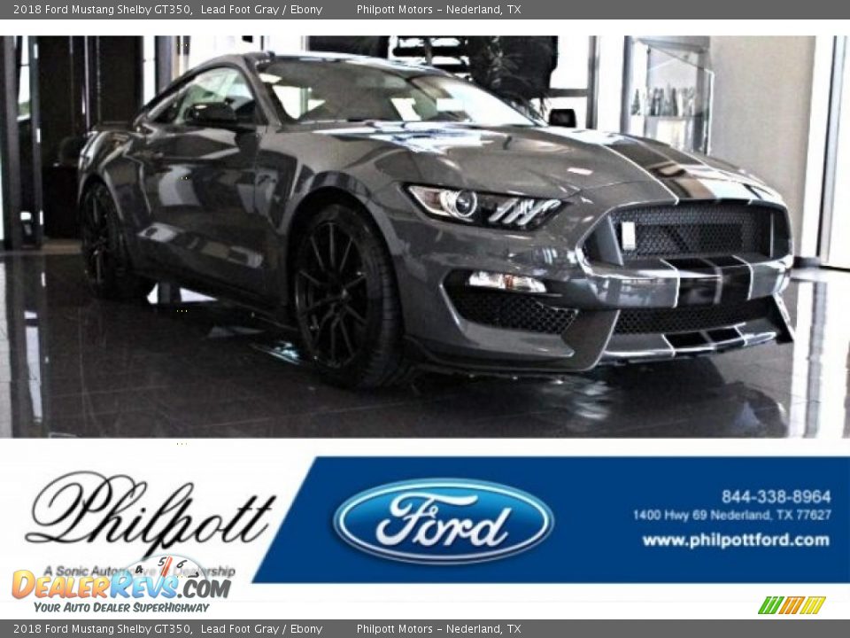 2018 Ford Mustang Shelby GT350 Lead Foot Gray / Ebony Photo #1