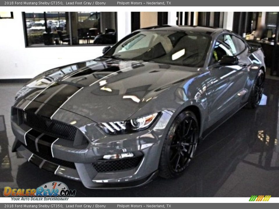 2018 Ford Mustang Shelby GT350 Lead Foot Gray / Ebony Photo #3