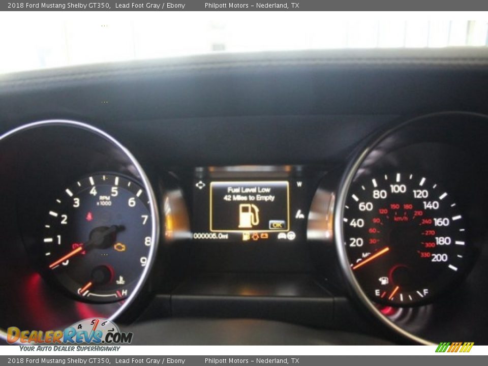2018 Ford Mustang Shelby GT350 Gauges Photo #29