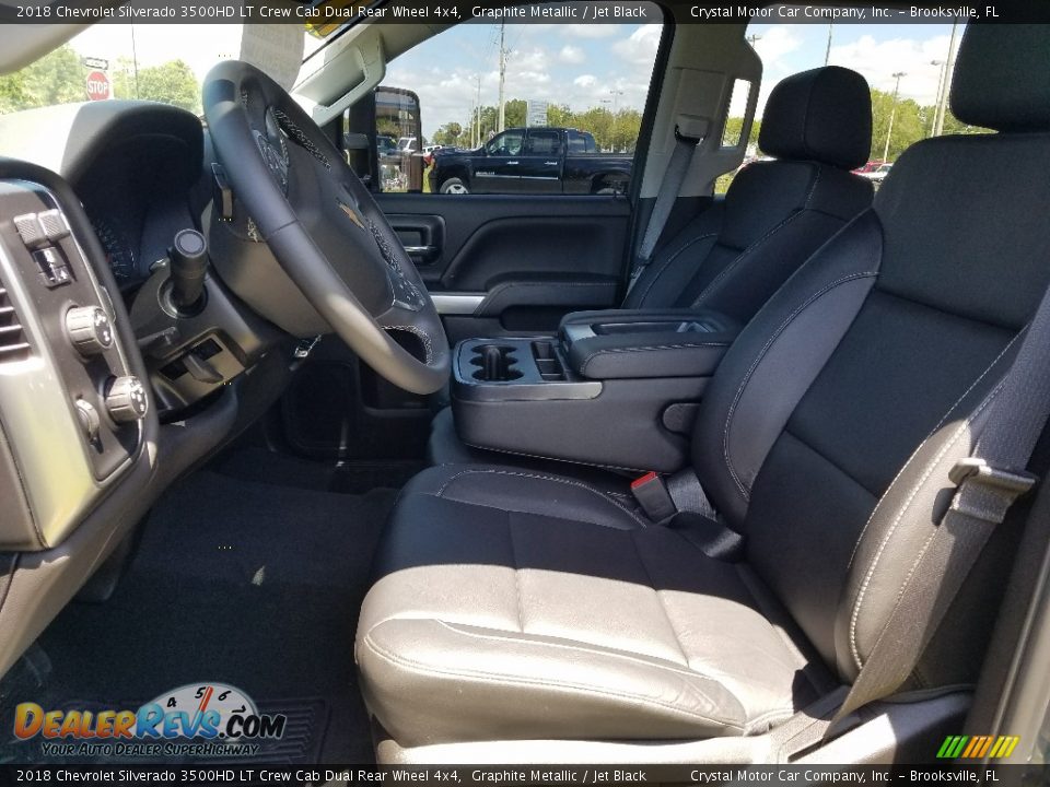 2018 Chevrolet Silverado 3500HD LT Crew Cab Dual Rear Wheel 4x4 Graphite Metallic / Jet Black Photo #9