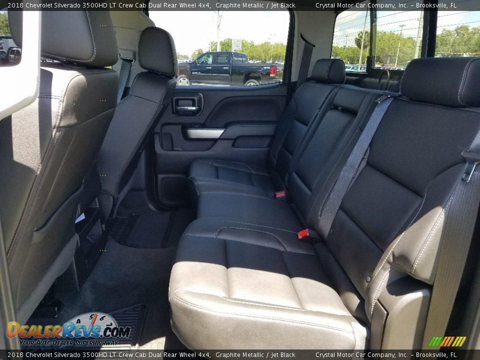 2018 Chevrolet Silverado 3500HD LT Crew Cab Dual Rear Wheel 4x4 Graphite Metallic / Jet Black Photo #10