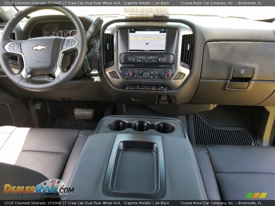 2018 Chevrolet Silverado 3500HD LT Crew Cab Dual Rear Wheel 4x4 Graphite Metallic / Jet Black Photo #13