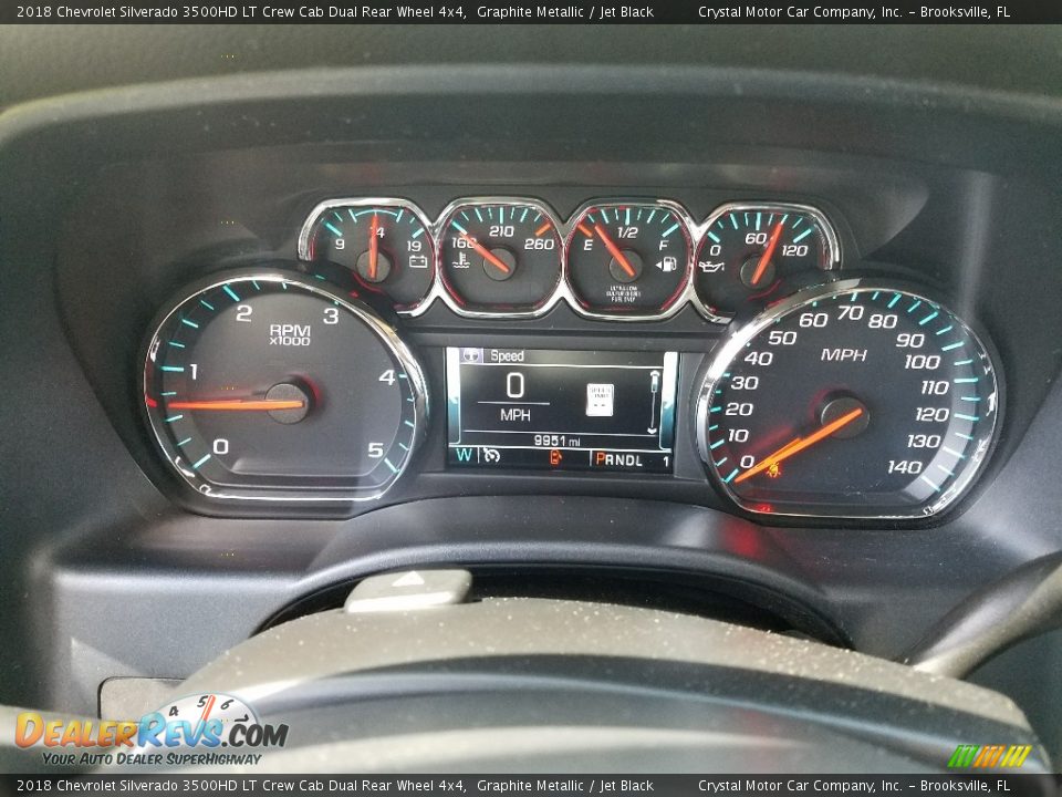 2018 Chevrolet Silverado 3500HD LT Crew Cab Dual Rear Wheel 4x4 Gauges Photo #14