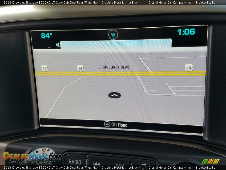 Navigation of 2018 Chevrolet Silverado 3500HD LT Crew Cab Dual Rear Wheel 4x4 Photo #15