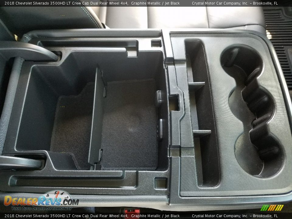 2018 Chevrolet Silverado 3500HD LT Crew Cab Dual Rear Wheel 4x4 Graphite Metallic / Jet Black Photo #18