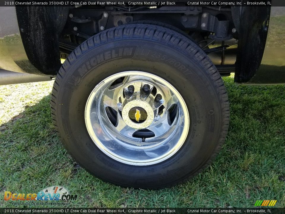 2018 Chevrolet Silverado 3500HD LT Crew Cab Dual Rear Wheel 4x4 Graphite Metallic / Jet Black Photo #20