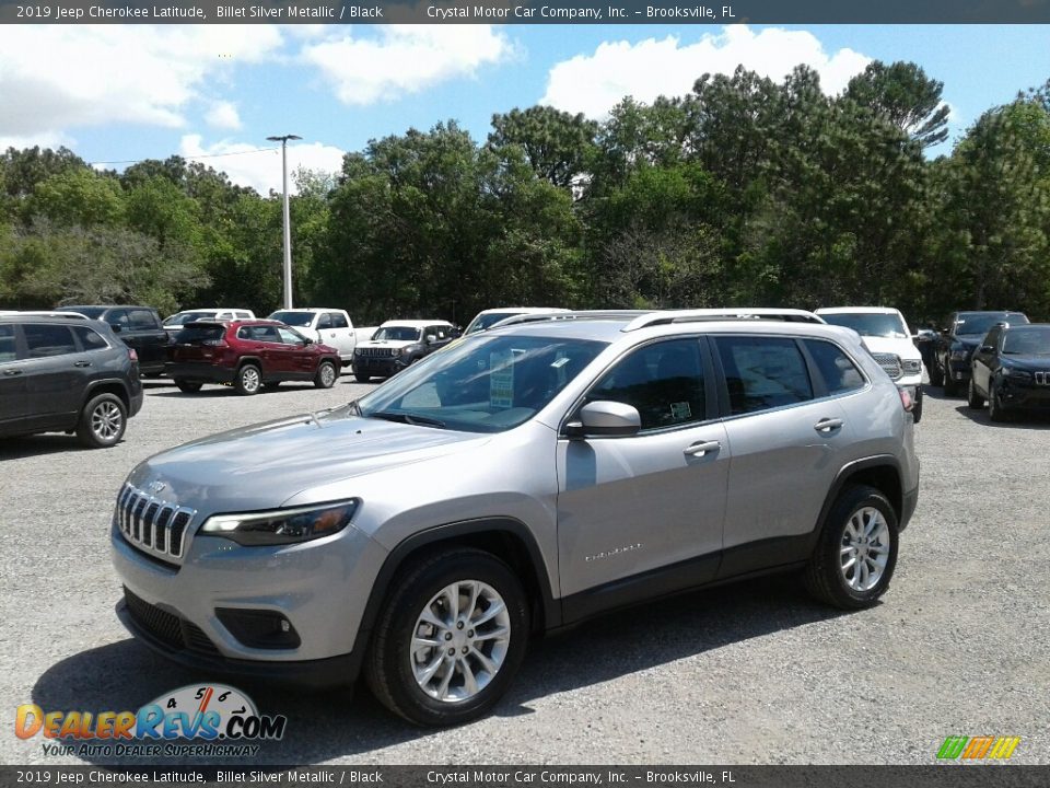 2019 Jeep Cherokee Latitude Billet Silver Metallic / Black Photo #1