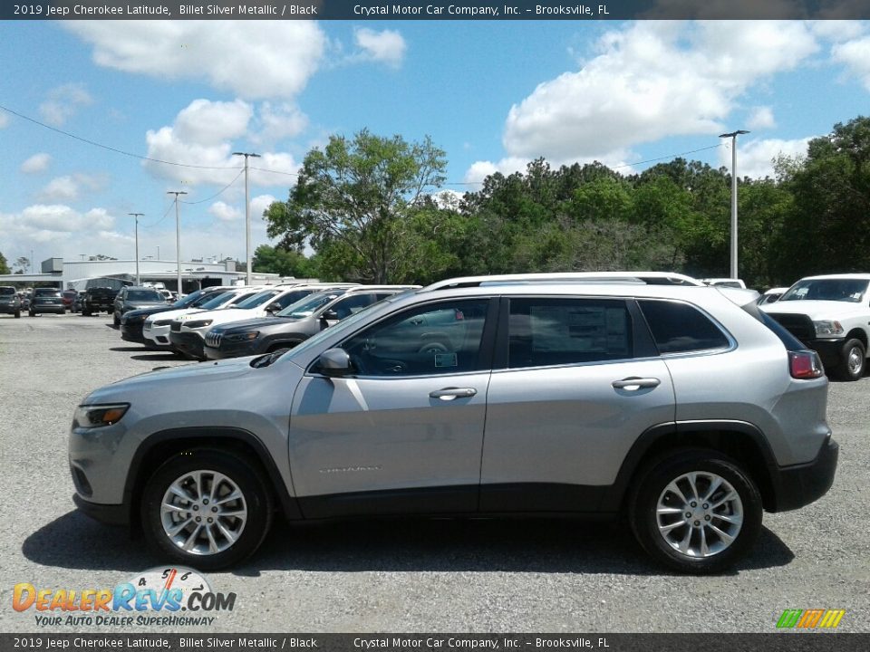 2019 Jeep Cherokee Latitude Billet Silver Metallic / Black Photo #2
