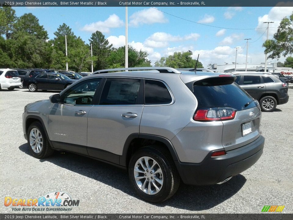 2019 Jeep Cherokee Latitude Billet Silver Metallic / Black Photo #3