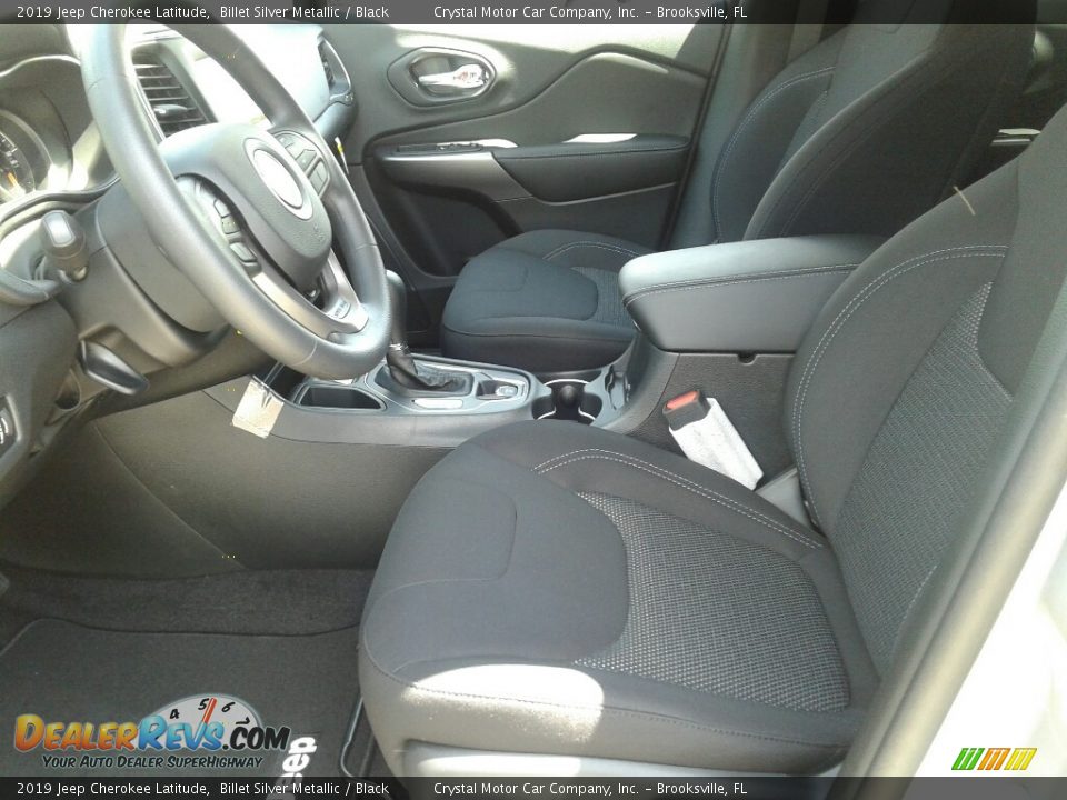 2019 Jeep Cherokee Latitude Billet Silver Metallic / Black Photo #9