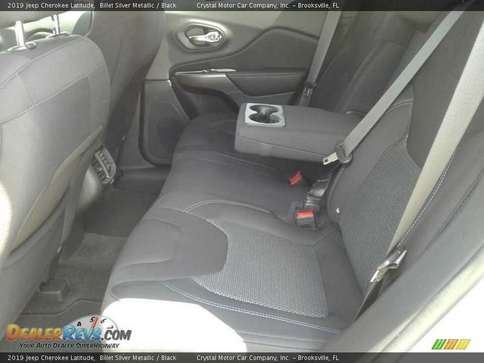 2019 Jeep Cherokee Latitude Billet Silver Metallic / Black Photo #10