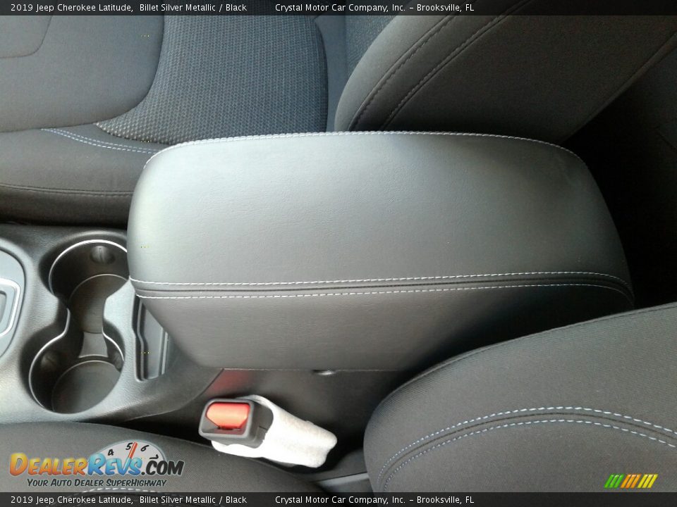 2019 Jeep Cherokee Latitude Billet Silver Metallic / Black Photo #18