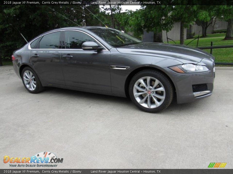 2018 Jaguar XF Premium Corris Grey Metallic / Ebony Photo #1