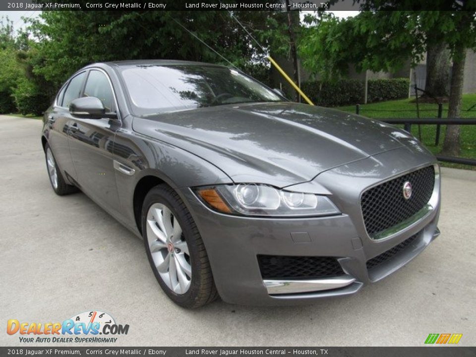 2018 Jaguar XF Premium Corris Grey Metallic / Ebony Photo #2