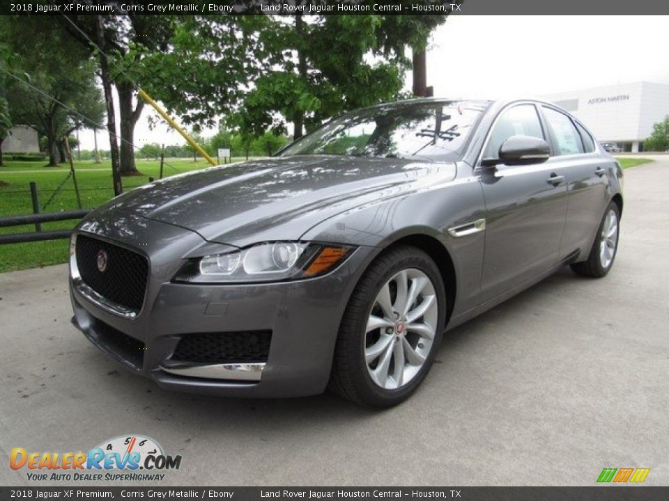 2018 Jaguar XF Premium Corris Grey Metallic / Ebony Photo #10