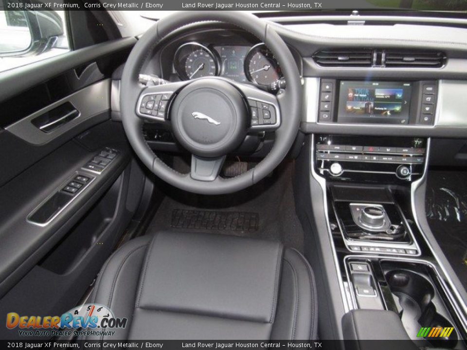 2018 Jaguar XF Premium Corris Grey Metallic / Ebony Photo #14