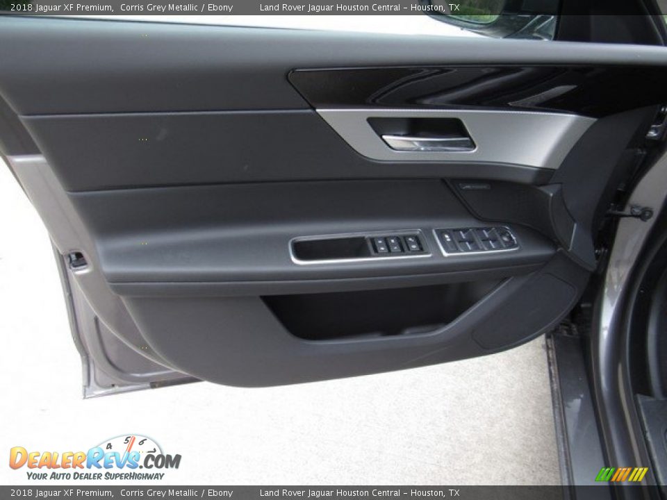 2018 Jaguar XF Premium Corris Grey Metallic / Ebony Photo #24