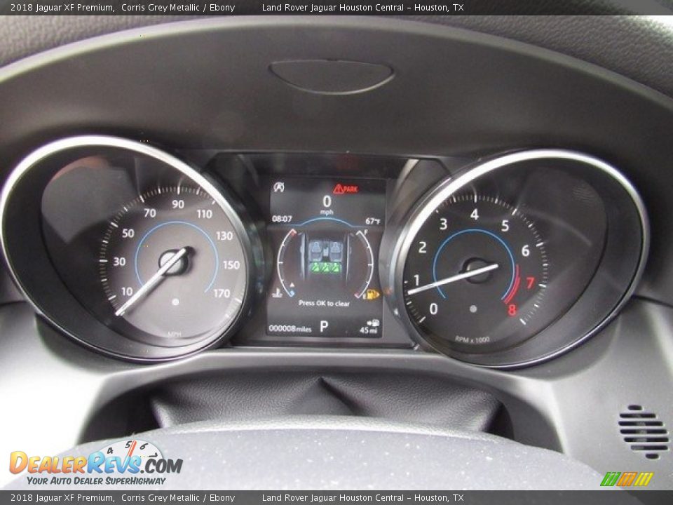 2018 Jaguar XF Premium Corris Grey Metallic / Ebony Photo #30
