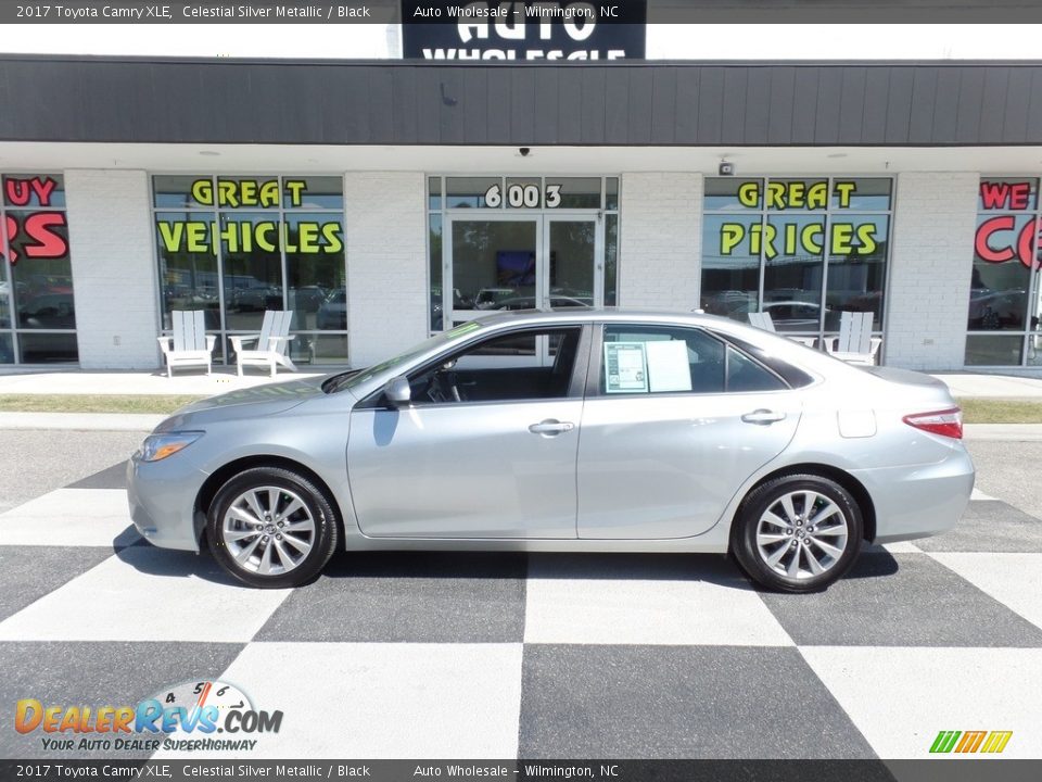 2017 Toyota Camry XLE Celestial Silver Metallic / Black Photo #1