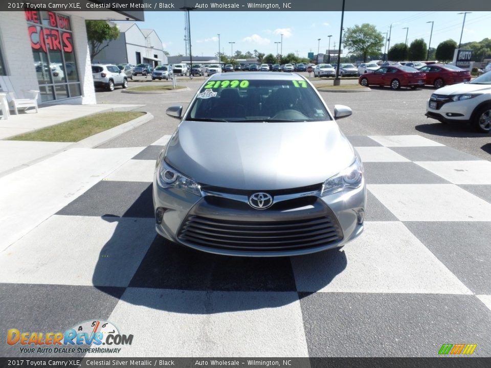 2017 Toyota Camry XLE Celestial Silver Metallic / Black Photo #2