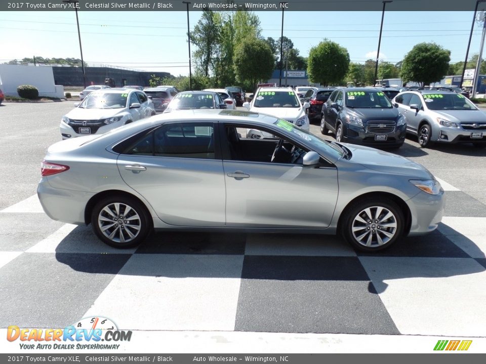 2017 Toyota Camry XLE Celestial Silver Metallic / Black Photo #3