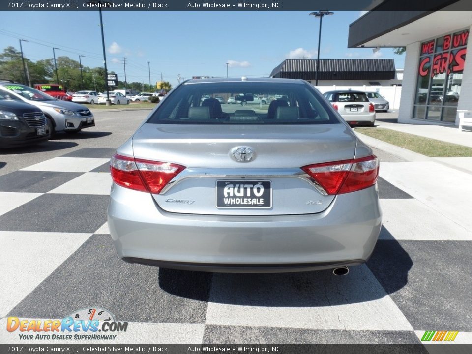2017 Toyota Camry XLE Celestial Silver Metallic / Black Photo #4