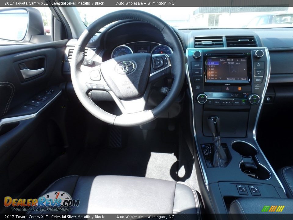 2017 Toyota Camry XLE Celestial Silver Metallic / Black Photo #15