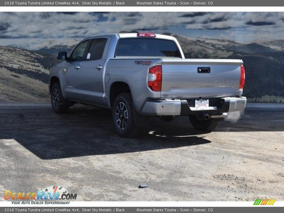 2018 Toyota Tundra Limited CrewMax 4x4 Silver Sky Metallic / Black Photo #3