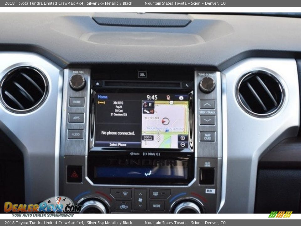 2018 Toyota Tundra Limited CrewMax 4x4 Silver Sky Metallic / Black Photo #10