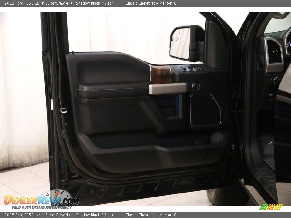 2018 Ford F150 Lariat SuperCrew 4x4 Shadow Black / Black Photo #5