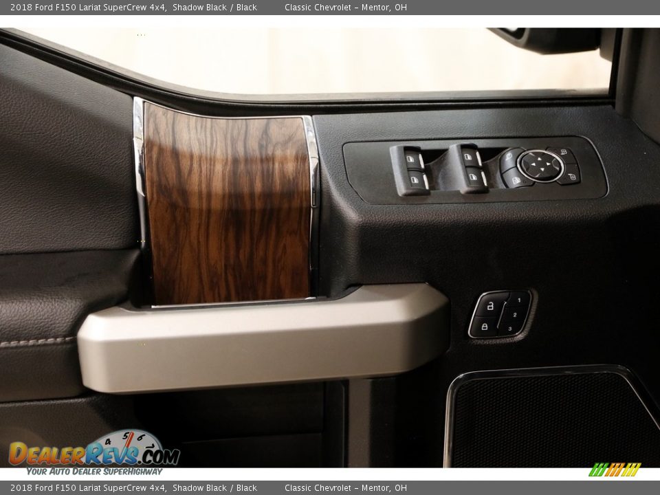 2018 Ford F150 Lariat SuperCrew 4x4 Shadow Black / Black Photo #6