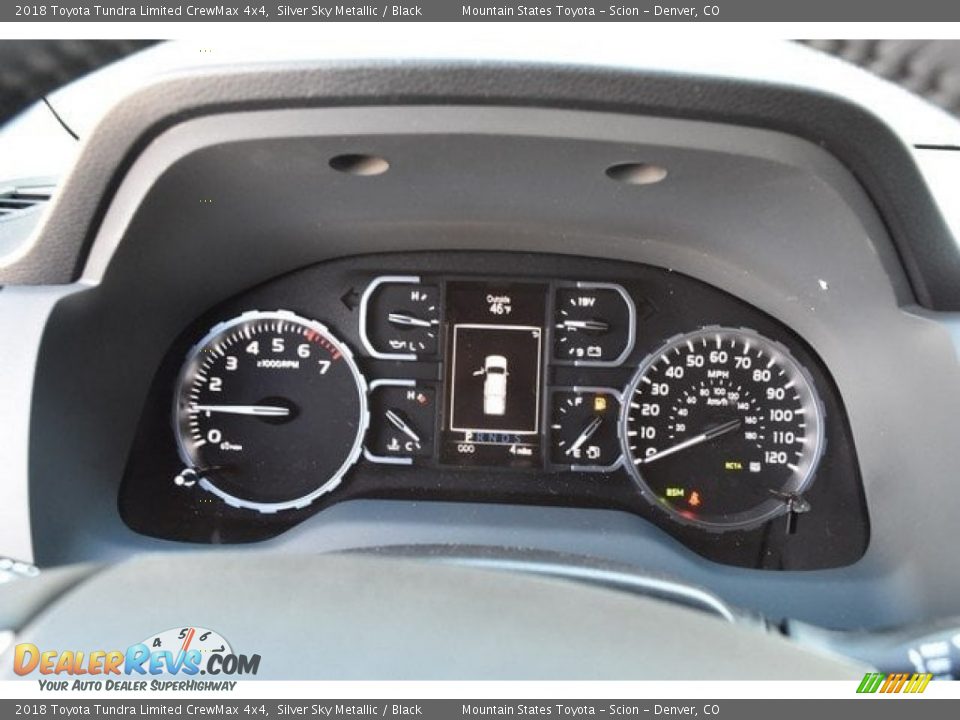 2018 Toyota Tundra Limited CrewMax 4x4 Silver Sky Metallic / Black Photo #28