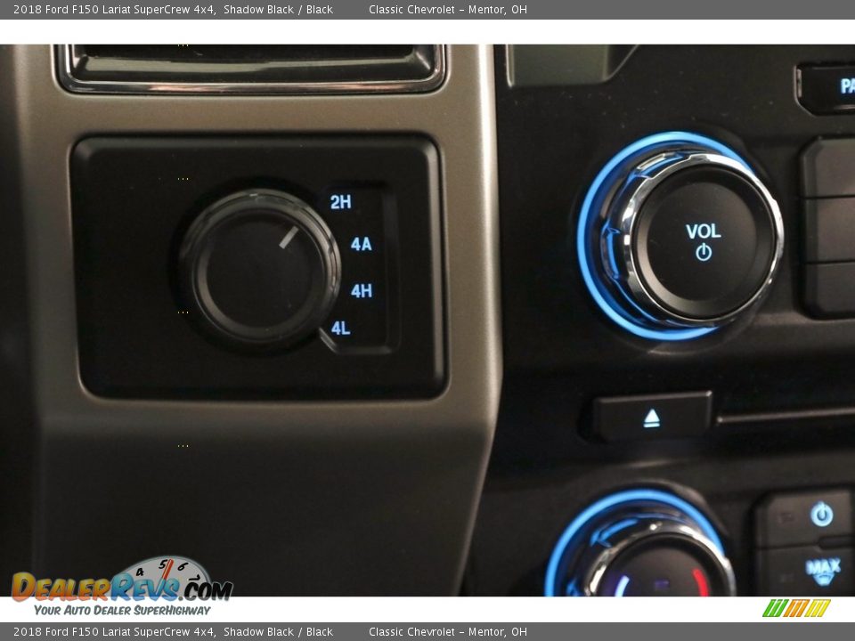 2018 Ford F150 Lariat SuperCrew 4x4 Shadow Black / Black Photo #12