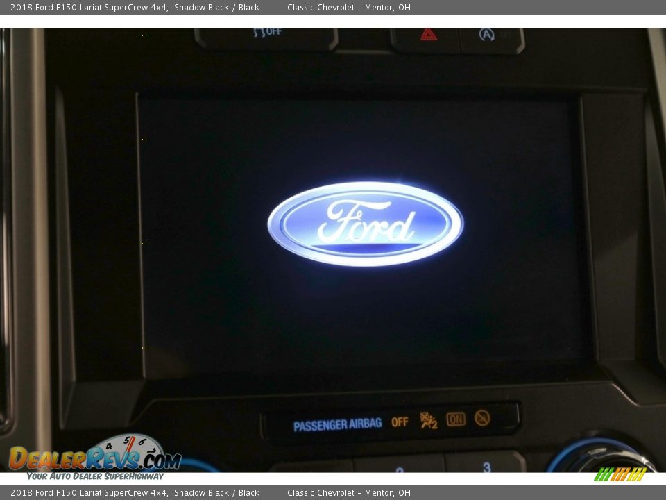 2018 Ford F150 Lariat SuperCrew 4x4 Shadow Black / Black Photo #13