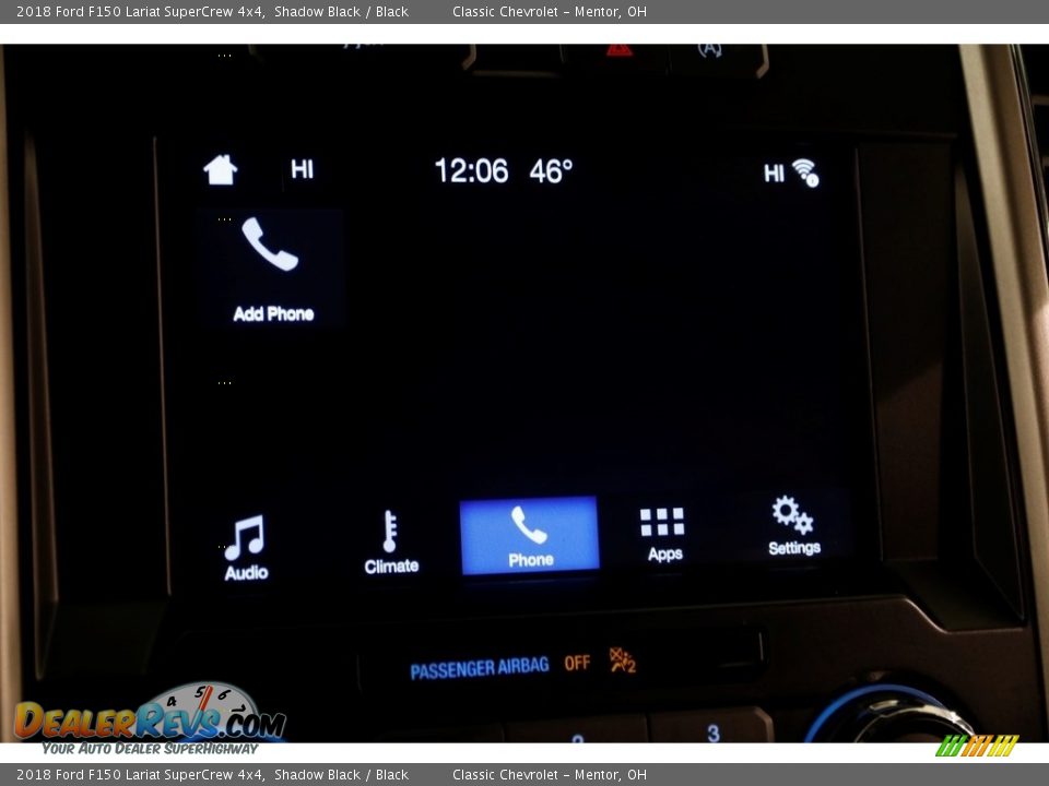 2018 Ford F150 Lariat SuperCrew 4x4 Shadow Black / Black Photo #16